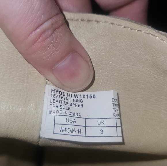 Emu Australia boots Size 5 - Lamb Leather in Bone color - Good condition - Picture 5 of 7